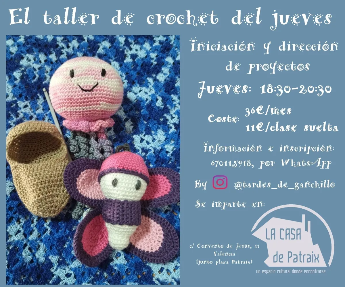 TALLER DE CROCHET, by @tardes_de_ganchillo – Taller