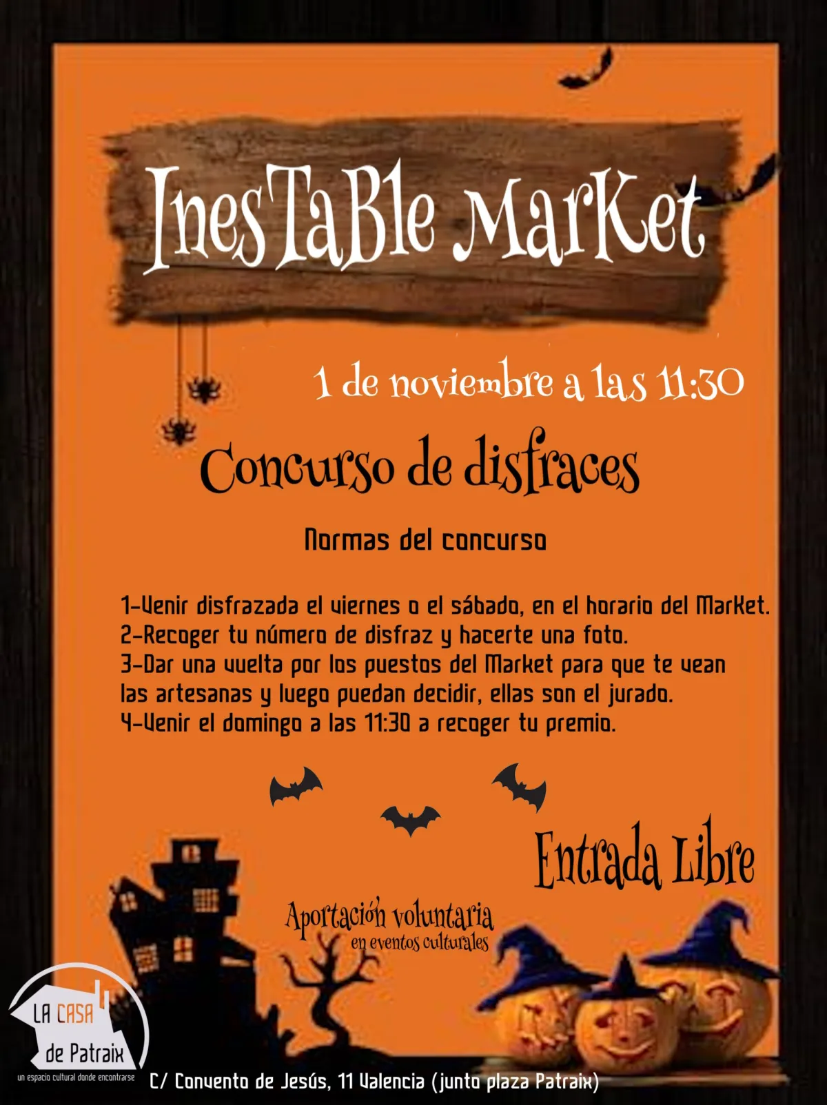 InesTaBle MarKet – Concurso de disfraces – Actividad