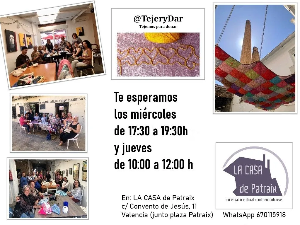 TejeryDar, tejemos para donar-Actividad